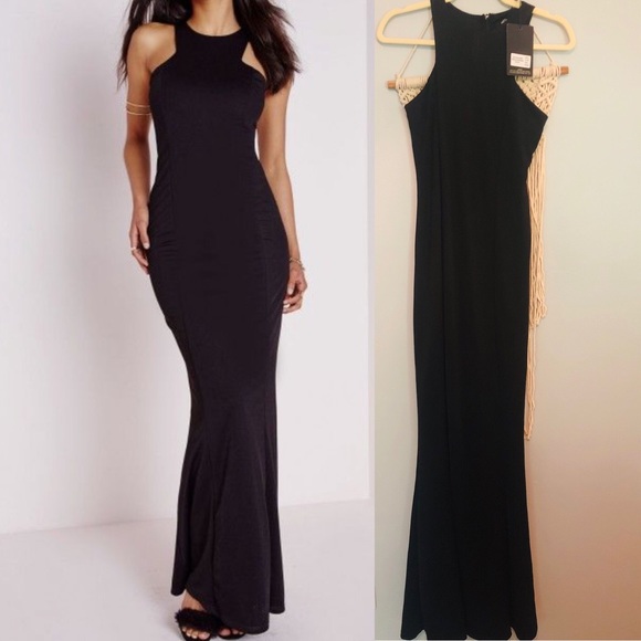 Missguided Dresses & Skirts - Missguided Kaisa High Neck Maxi Dress NWT